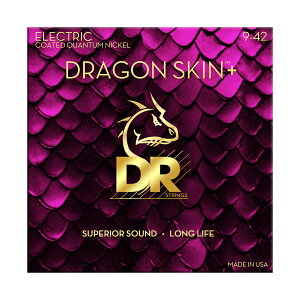 DR DRAGON SKIN+ ライト 009-042 エレキギター弦 ディーアール DEQ-9