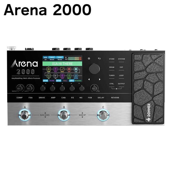 楽天市場】Donner Arena 2000 マルチエフェクター IRローダー 