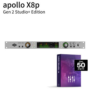[2025/10/30ɐio^ƃvOC炦] UNIVERSAL AUDIO Apollo x8p Gen2 Studio+ Edition I[fBIC^[tFCX jo[TI[fBI