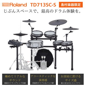 �y�}���\�����Ԓ� �G���g���[�ł����P5�{�z Roland TD713SC-S �d�q�h���� V-Drums �t���b�O�V�b�v�y�����y����胂�f���z�y�V���� V71�z ���[�����h