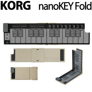 KORG nanoKEY Fold (Sand Beige) 25 MIDIL[{[h MIDIRg[[ RO