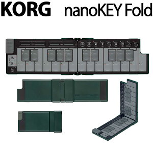 KORG nanoKEY Fold (Alpine Green) 25 MIDIL[{[h MIDIRg[[ RO