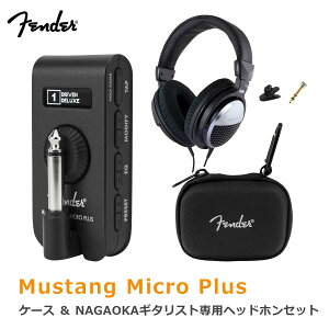 Fender Mustang Micro Plus wbhzAv + NAGAOKA NS101GHP + pP[X Zbg tF_[