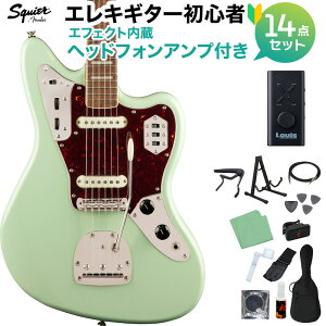 Squier by Fender Classic Vibe '70s Jaguar, Laurel Fingerboard, Surf Green S14_Zbg ywbhzAvtz GLM^[ WK[ XNC[ / XNCA yWEBSHOPz
