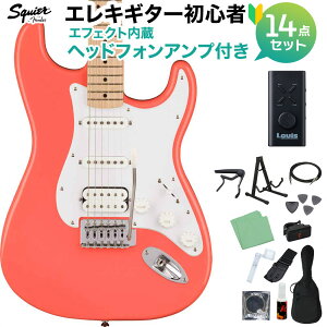Squier by Fender SONIC STRATOCASTER HSS Tahitian Coral GLM^[S14_ZbgywbhzAvtz XggLX^[ XNC[ / XNCA