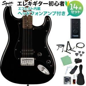 Squier by Fender SONIC STRATOCASTER HT H Black GLM^[S14_ZbgywbhzAvtz XggLX^[ n[heC 1PU XNC[ / XNCA