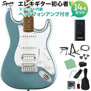 Squier by Fender Affinity Series Stratocaster Junior HSS Ice Blue Metallic GLM^[S14_Zbg ywbhzAvtz XggLX^[ V[gXP[ XNC[ / XNCA