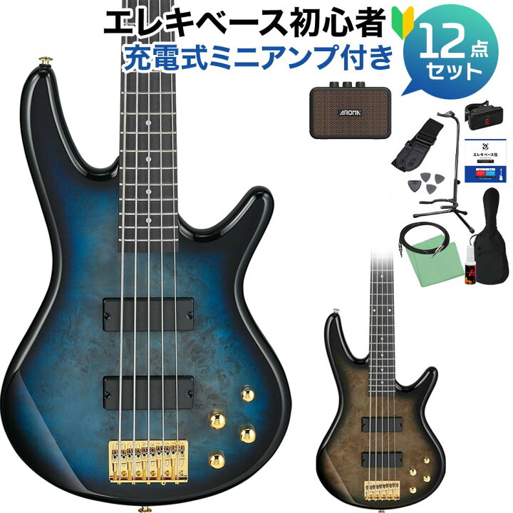楽天市場】Gio Ibanez GSR205PC 5弦ベース初心者12点セット 【充電式 