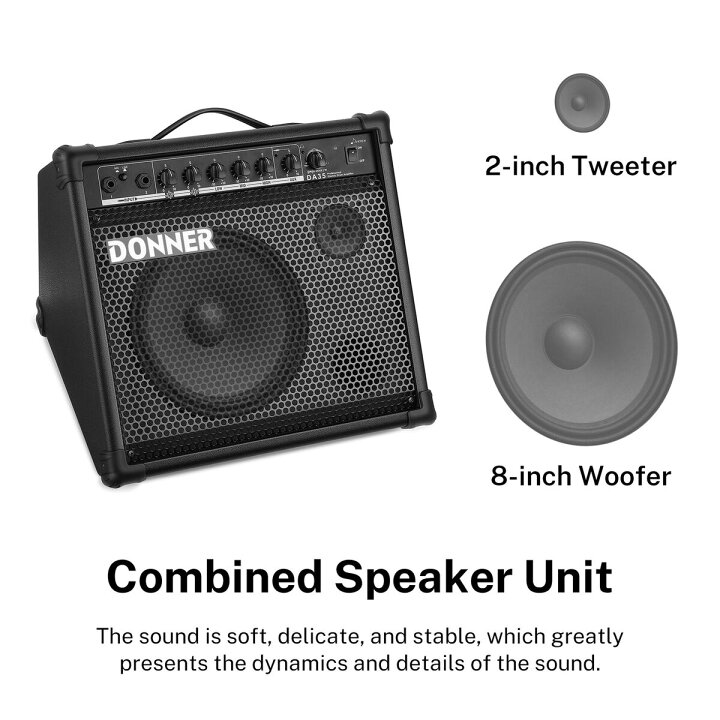 楽天市場】Donner DDA-35 電子ドラム用アンプ スピーカー 35W ドナー 