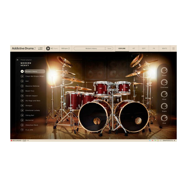 XLN Audio Addictive Drums 2:Modern Heavy ADpak  XLNオーディオ [メール納品 代引き不可]