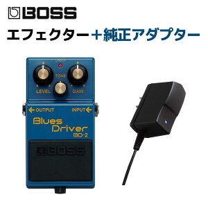 BOSS BD-2 Blues Driver + �����A�_�v�^�[�Z�b�g �u���[�X�h���C�o�[ �G�t�F�N�^�[ �I�[�o�[�h���C�u �{�X BD2
