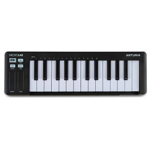 �y�}���\�����Ԓ� �G���g���[�ł����P5�{�zARTURIA MicroLab mk3 (�u���b�N) MIDI�L�[�{�[�h�R���g���[���[ �A�[�g���A