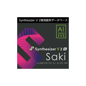 AH-Software Synthesizer V 2 AI Saki _E[h ̐f[^x[X C7826[[[i s]