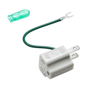 �y5����10���̓G���g���[�ł����P5�{�zSANWA SUPPLY TAP-AD8GY (�O���[) 3P��2P �d�� �ϊ��v���O �A�_�v�^�[ �A�[�X�t�� �T�����T�v���C