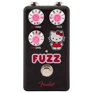 yʌz Fender Hello Kitty Black Fuzz Pedal RpNgGtFN^[@ytF_[×LeB 2ez tF_[