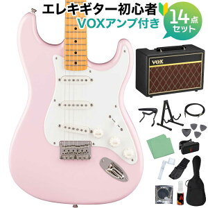 Squier by Fender Classic Vibe '50s Stratocaster HT Shell Pink GLM^[S14_Zbg yVOXAvtz XggLX^[ XNC[ / XNCA