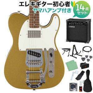 Squier by Fender Classic Vibe Custom Telecaster SH with Bigsby Aztec Gold GLM^[S14_Zbg y}nAvtz eLX^[ XNC[ / XNCA