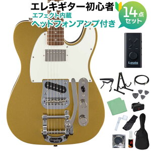 Squier by Fender Classic Vibe Custom Telecaster SH with Bigsby Aztec Gold GLM^[S14_Zbg ywbhzAvtz eLX^[ XNC[ / XNCA