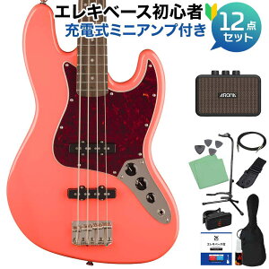 Squier by Fender Classic Vibe '60s Jazz Bass Tahitian Coral x[XS12_Zbg y[d~jAvtz WYx[X XNC[ / XNCA
