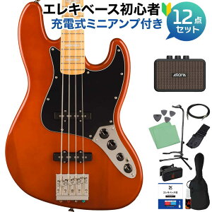 Squier by Fender Classic Vibe Active '70s Jazz Bass Mocha x[XS12_Zbg y[d~jAvtz WYx[X XNC[ / XNCA
