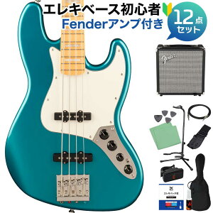 Squier by Fender Classic Vibe Active '70s Jazz Bass Ocean Turquoise x[XS12_Zbg yFenderAvtz WYx[X XNC[ / XNCA