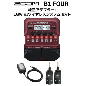 ZOOM B1 FOUR + A_v^[ + LGW-01 CXVXe Zbg x[Xp}`GtFN^[ Y[