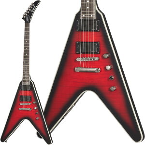 Epiphone Dave Mustaine Flying V Prophecy Guitar Aged Dark Red Burst エレキギター フライングV エピフォン
