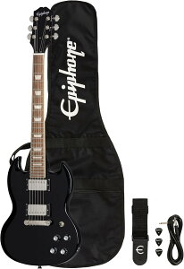 �y�}���\�����Ԓ� �G���g���[�ł����P5�{�zEpiphone Power Players SG Dark Matter Ebony �G���L�M�^�[ �_�[�N�}�^�[�G�{�j�[ 7/8�T�C�Y �~�j�M�^�[ �G�s�t�H��