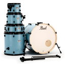 【数量限定カラー】 Pearl EXX725SPN/B #869 Daphne Blue EXPORT 22”バスドラム ドラムシェルパック 【ハードウェア…