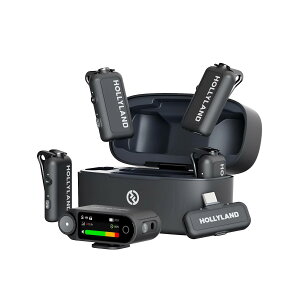 HOLLYLAND Lark MAX2 Combo 4-Person Version CX}CNZbg 4lp [M@ x4 + JŎM@ + USB-CM@ + [dP[X] z[[h