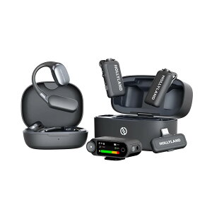 HOLLYLAND Lark MAX2 Ultimate Combo CX}CNZbg [M@ x2 + JŎM@ + USB-CM@ + OWSj^[Cz + [dP[X] z[[h