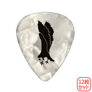 PRS White Celluloid Pearloid Picks Medium 12-Pack sbN ~fBA ZCh [12] |[[hX~X(Paul Reed Smith)
