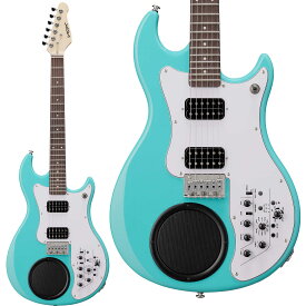 VOX APC-2 Aqua Green (アクアグリーン) アンプ内蔵ミニギター エレキギター リズム機能 エフェクター搭載 ケース / ストラップ付属 ボックス