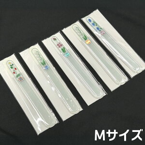 Blazek グラスファイルM 爪やすり 1個 花柄 Mサイズ クラシックギター ※柄はお選びいただけません ブラジェク