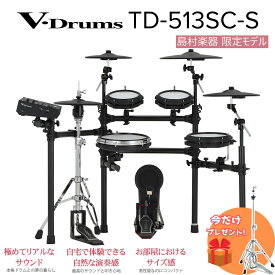 【ハイハットスタンド プレゼント!】 Roland TD513SC-S 電子ドラムセット V-Drums5シリーズ 【フラッグシップモデル 「V71」と同じサウンドエンジン搭載】 ローランド TD-513SC-S【島村楽器限定モデル】
