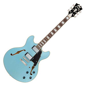 D'Angelico Premier DC Steel Blue セミアコギター ディアンジェリコ