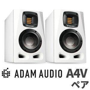 [ʌ] ADAM Audio A4V Limited Edition White yAZbg ϊvOt ANfBujAtB[hj^[ A_I[fBI