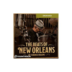 TOONTRACK DRUM MIDI - The Beats of New Orleans �h����MIDI�p�b�N �g�D�[���g���b�N C8838[���[���[�i ������s��]