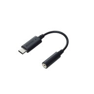 ELECOM MPA-C35DBK2 USB Type-C - 3.5mmステレオミニ(4極イヤホン端子)変換ケーブル デジタル信号・アナ…