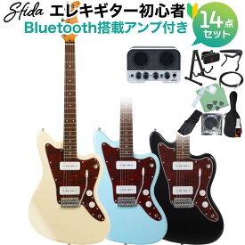 Sfida SJM-500 エレキギター初心者14点セット 【Bluetooth搭載ミニアンプ付き】 ローステッドメイプルネック ジャズマスタータイプ スフィーダ