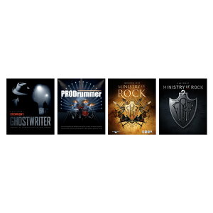 EASTWEST ROCK MUSIC BUNDLE �\�t�g�E�F�A�����o���h�� GHOSTWRITER / ProDrummer 1&2 / Ministry of Rock 1 / Ministry of Rock 2 �C�[�X�g�E�G�X�g [���[���[�i ������s��]