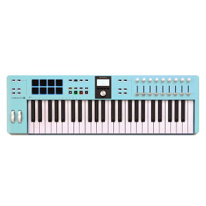 [���ʌ���] ARTURIA KEYLAB ESSENTIAL 49 MK3 (Aquamarine) 49���� MIDI�L�[�{�[�h �R���g���[���[ USB �A�[�g���A �A�N�A�}����