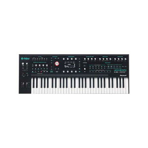 �y�}���\�����Ԓ� �G���g���[�ł����P5�{�z Ashun Sound Machines Leviasynth Keyboard 61���� �n�C�u���b�h�A���S���Y�~�b�N�V���Z�T�C�U�[ Polytouch�Ή� 16�{�C�X �A�V�����T�E���h�}�V��