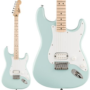Squier by Fender Sonic Stratocaster HT H Maple Fingerboard White Pickguard Sonic Blue �X�g���g�L���X�^�[ �n�[�h�e�C�� 1PU �G���L�M�^�[ �X�N���C���[ / �X�N���C�A �\�j�b�N