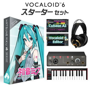 CRYPTON �����~�N V6 �{�J�����S�҃X�^�[�^�[�Z�b�g HATSUNE MIKU VOCALOID6 �{�[�J���C�h �N���v�g�� MIKUV6SPP�y�\���t���F2026/04/14�����\��z
