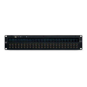 Black Lion Audio PBR-TRS3 LIT Patchbay TRS×48 Normal/Halfnormal LED�X�N���[�� �u���b�N���C�I���I�[�f�B�I �y�[�����⍇�����������z