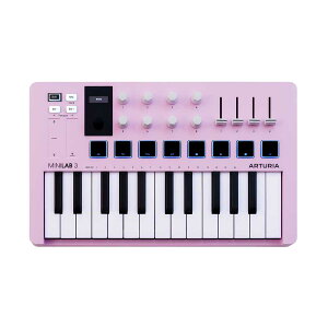 [����J���[] ARTURIA MINILAB 3 ROSE QUARTZ (���[�Y�N�H�[�c) 25���� �X�y�V�����E�G�f�B�V���� MIDI�L�[�{�[�h�R���g���[���[ MIDI�R���g���[���[ �A�[�g���A