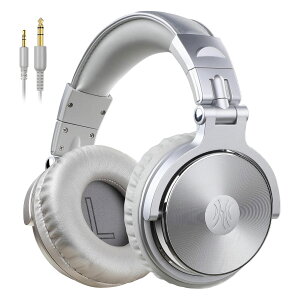 OneOdio Pro 10 Silver ���j�^�[�w�b�h�z�� DJ�p �y����K/�~�L�V���O/�f��ӏ� �����I�[�f�B�I
