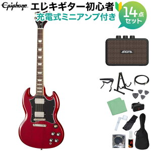 Epiphone SG Standard Cherry �G���L�M�^�[���S��14�_�Z�b�g �y�[�d���~�j�A���v�t���z �G���L�M�^�[ SG�X�^���_�[�h �G�s�t�H��