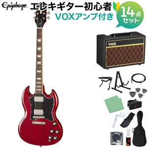 Epiphone SG Standard Cherry �G���L�M�^�[���S��14�_�Z�b�g �yVOX�A���v�t���z �G���L�M�^�[ SG�X�^���_�[�h �G�s�t�H��